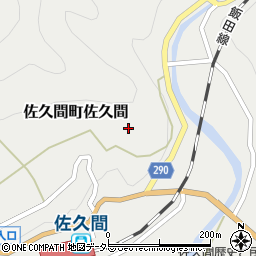 静岡県浜松市天竜区佐久間町佐久間2210周辺の地図