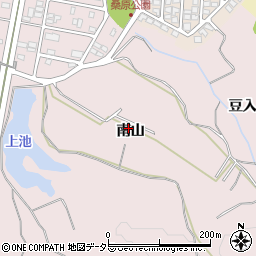 愛知県豊田市市木町南山周辺の地図