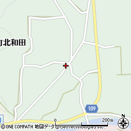 兵庫県丹波市山南町北和田202周辺の地図