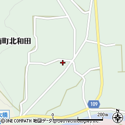 兵庫県丹波市山南町北和田207周辺の地図