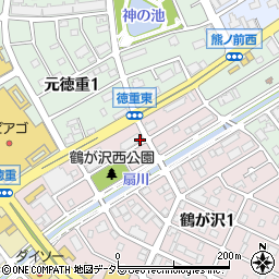 メガワールド名古屋徳重本館周辺の地図