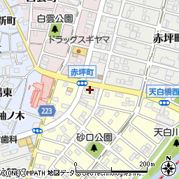 ユニーブル笠寺周辺の地図