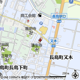 長島郵便局周辺の地図