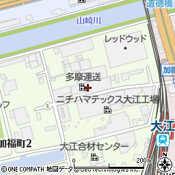 多摩運送株式会社　名古屋営業所周辺の地図