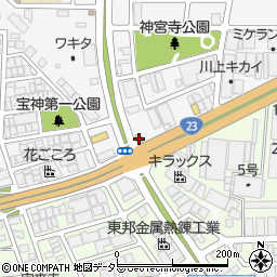 吉野家 名四宝神町店周辺の地図