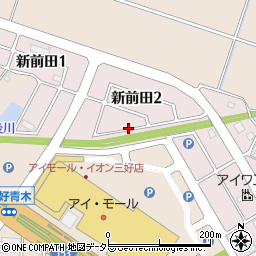 愛知県みよし市三好町北中島周辺の地図