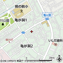 愛知県名古屋市緑区亀が洞周辺の地図