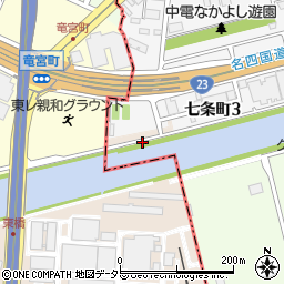 愛知県名古屋市南区豊田町周辺の地図