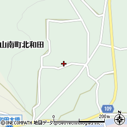 兵庫県丹波市山南町北和田1062周辺の地図