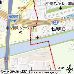 愛知県名古屋市南区豊田町汐遊周辺の地図