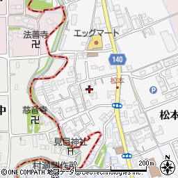 セジュール松本周辺の地図