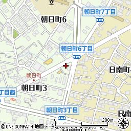 豊田朝日郵便局周辺の地図
