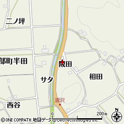京都府南丹市園部町半田阪田周辺の地図