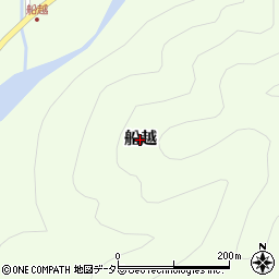 兵庫県佐用町（佐用郡）船越周辺の地図