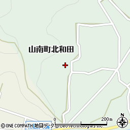 兵庫県丹波市山南町北和田1071周辺の地図