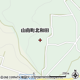 兵庫県丹波市山南町北和田1073周辺の地図