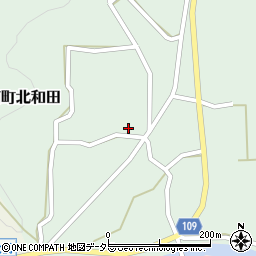 兵庫県丹波市山南町北和田199周辺の地図