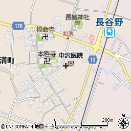 中沢医院周辺の地図