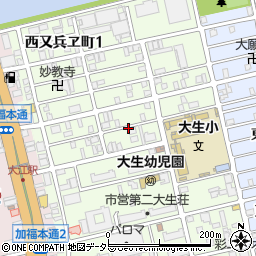 愛知県名古屋市南区西又兵ヱ町周辺の地図