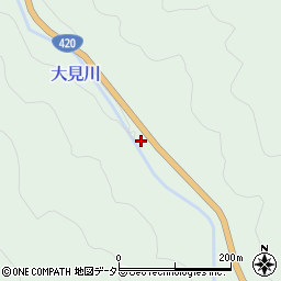 愛知県豊田市東大見町祢宜屋敷周辺の地図