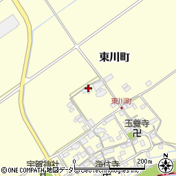 滋賀県近江八幡市東川町337周辺の地図