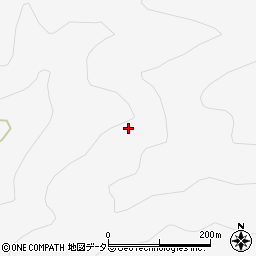 愛知県北設楽郡東栄町中設楽前山周辺の地図