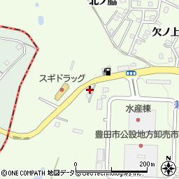 愛知県豊田市高崎町兼近周辺の地図