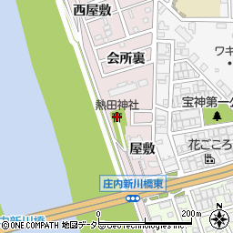 熱田神社周辺の地図
