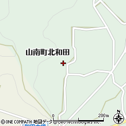兵庫県丹波市山南町北和田1069周辺の地図