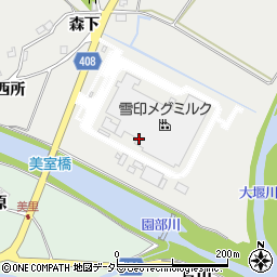 京都府南丹市八木町美里紫野周辺の地図