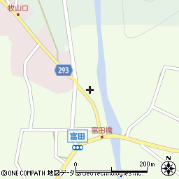 兵庫県丹波市山南町小野尻富田1428-1周辺の地図