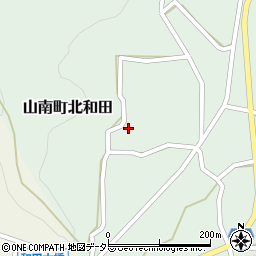 兵庫県丹波市山南町北和田1060周辺の地図