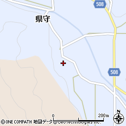 兵庫県丹波篠山市県守1030周辺の地図