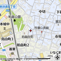愛知県名古屋市南区笠寺町市場周辺の地図