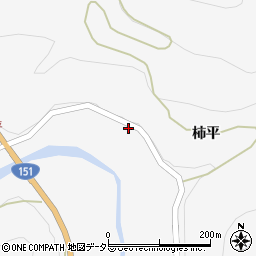 愛知県東栄町（北設楽郡）中設楽（手綱）周辺の地図