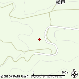 愛知県設楽町（北設楽郡）松戸（家廻）周辺の地図