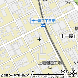 愛知県名古屋市港区十一屋周辺の地図