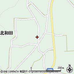 兵庫県丹波市山南町北和田191周辺の地図