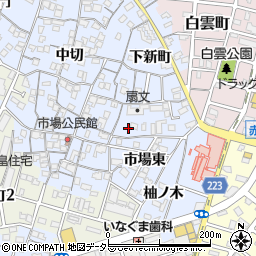 愛知県名古屋市南区笠寺町市場東周辺の地図