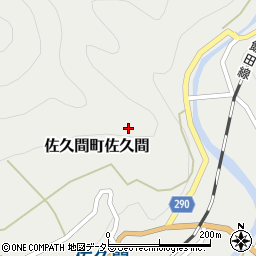 静岡県浜松市天竜区佐久間町佐久間周辺の地図