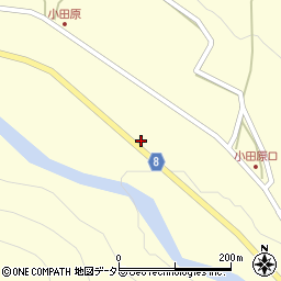 兵庫県神崎郡神河町南小田871周辺の地図