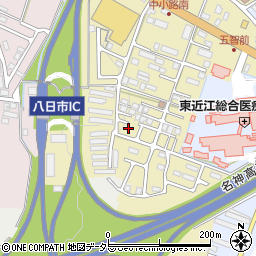 滋賀県東近江市中小路町665周辺の地図