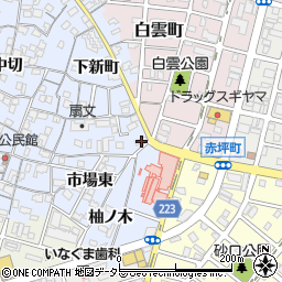 愛知県名古屋市南区笠寺町下新町1周辺の地図