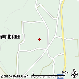 兵庫県丹波市山南町北和田187周辺の地図