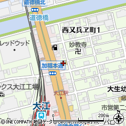セカンドストリート　名古屋大江店周辺の地図