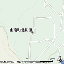 兵庫県丹波市山南町北和田137周辺の地図