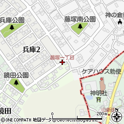 藤塚一丁目周辺の地図