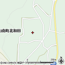 兵庫県丹波市山南町北和田142周辺の地図