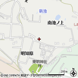 愛知県みよし市莇生町南池ノ上周辺の地図