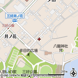 愛知県みよし市三好町井ノ花25周辺の地図